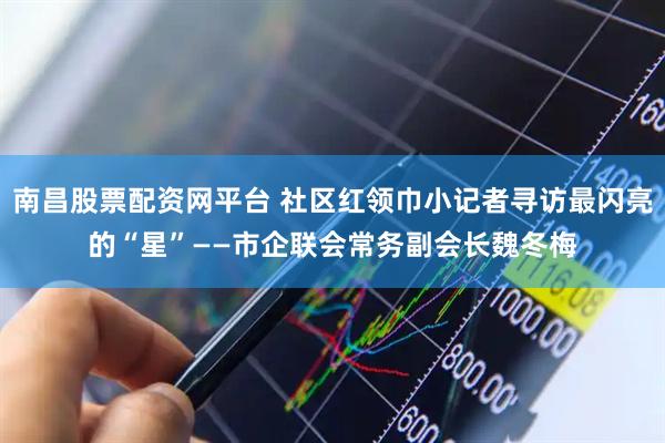 南昌股票配资网平台 社区红领巾小记者寻访最闪亮的“星”——市企联会常务副会长魏冬梅